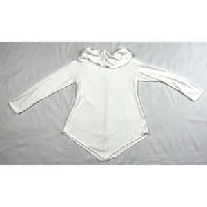 Iz Byer Women's Sweater - Pullover Turtleneck White Size Large